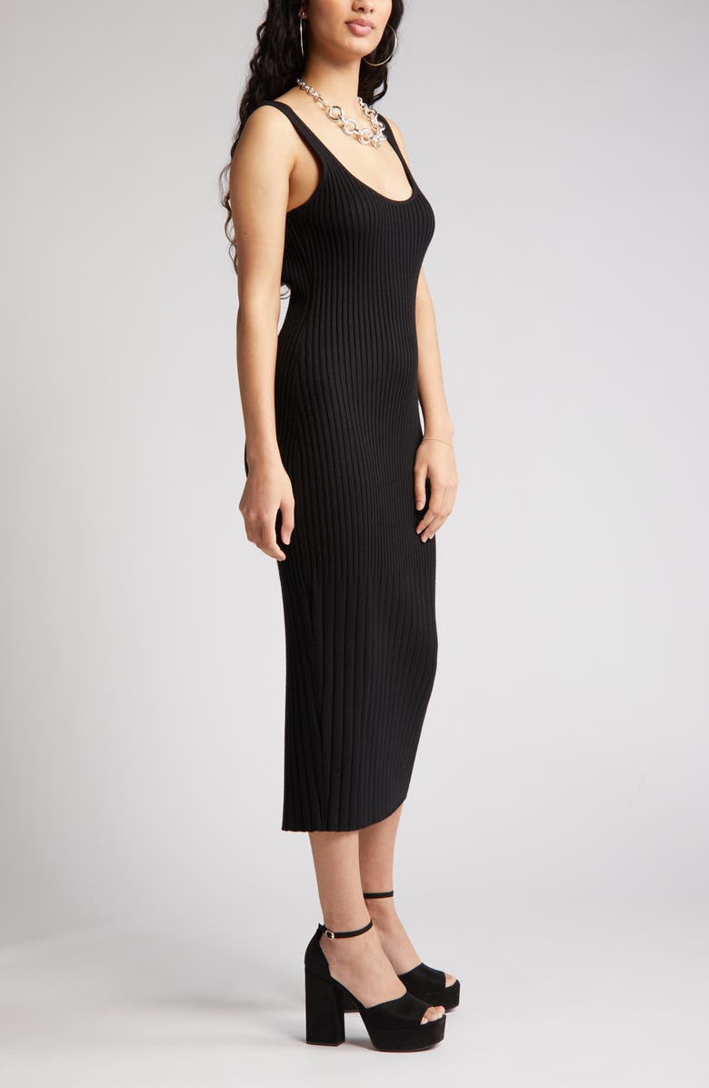 Open Edit Ribbed Sweater Tank Dress, Alternate, color,