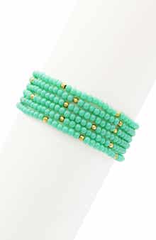 OLIVIA WELLES Heat of the Summer Beaded Stretch Bracelet