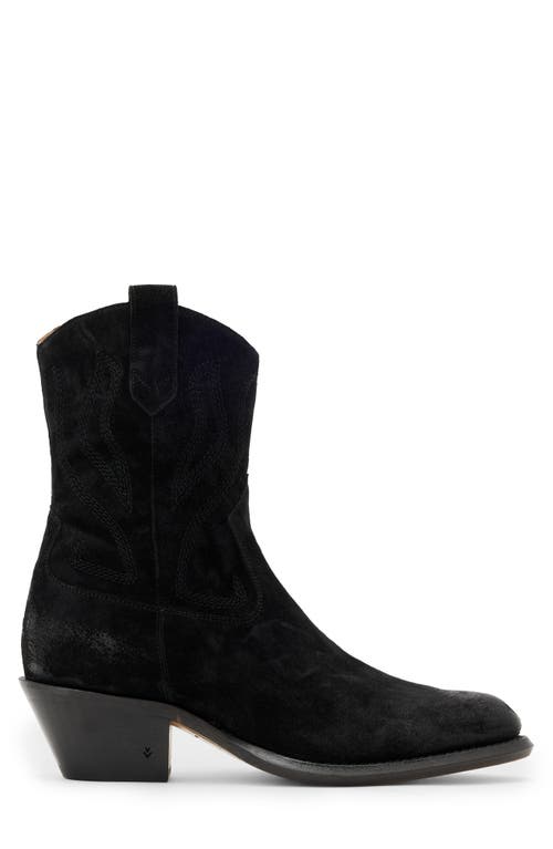 John Varvatos Wainwright Range Western Boot In Black