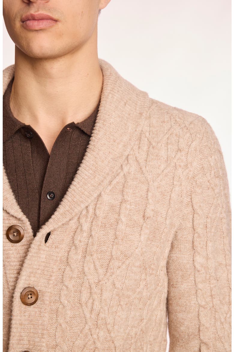 Shawl Collar Cardigan, Alternate, color, MIST