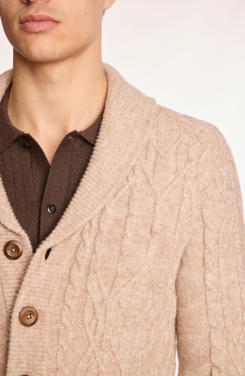 PAISLEY & GRAY Shawl Collar Cardigan, Alternate, color, Mist