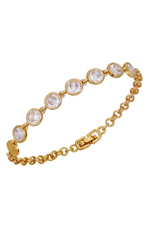 Bezel Set CZ Bracelet