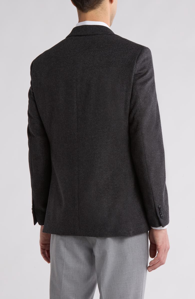 Michael Kors Two-Button Wool, Silk & Cashmere Sport Coat, Alternate, color, Charcoal