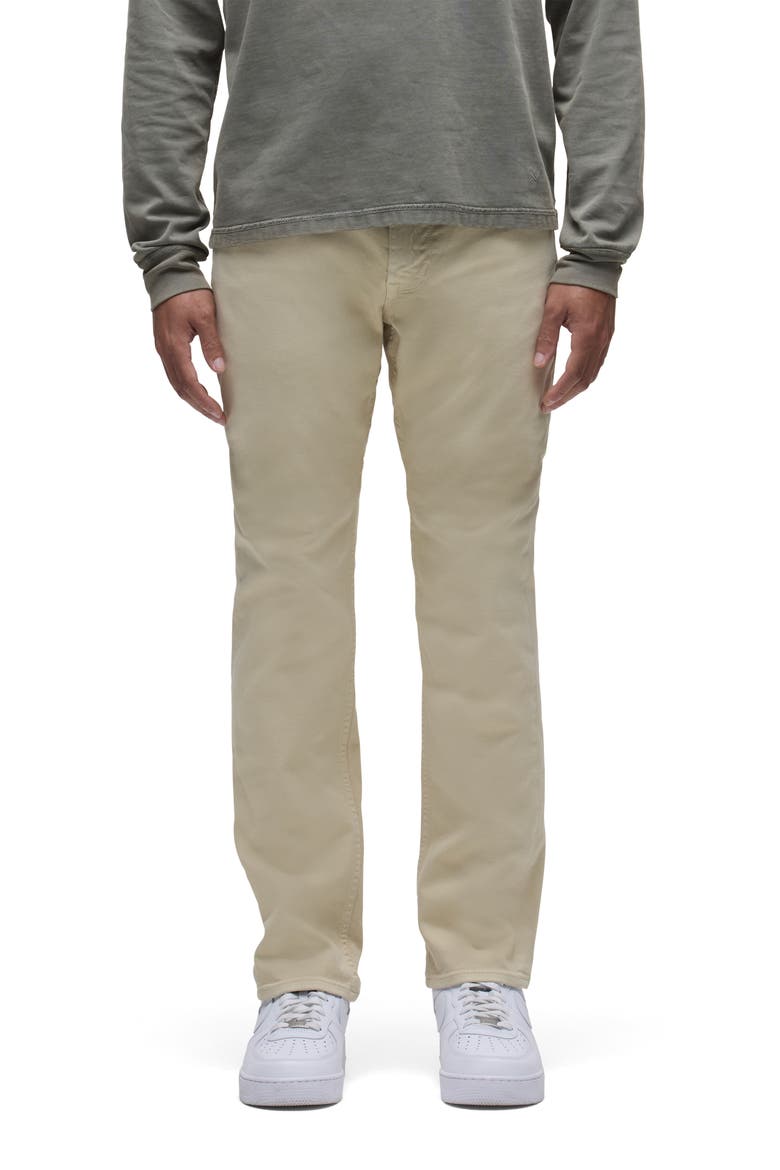 Blake Slim Straight Stretch Twill 5-Pocket Pants, Main, color, BEIGE
