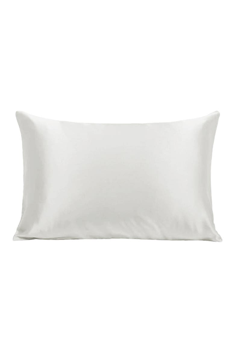 Eco Satin Pillowcase, Main, color, WHITE