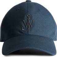 JW Anderson Embroidered Anchor Logo Baseball Cap