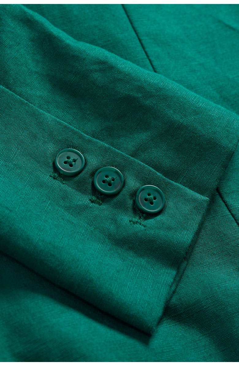 Seasalt Cornwall Erica Linen & Organic Cotton Blazer, Alternate, color, Pine Shoots