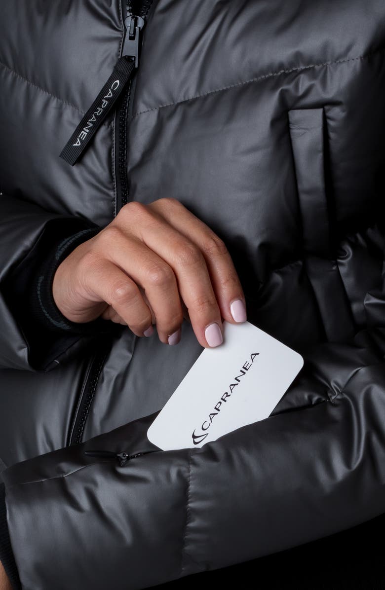 Capranea Starlex Hooded Ski Bomber Jacket, Alternate, color, 