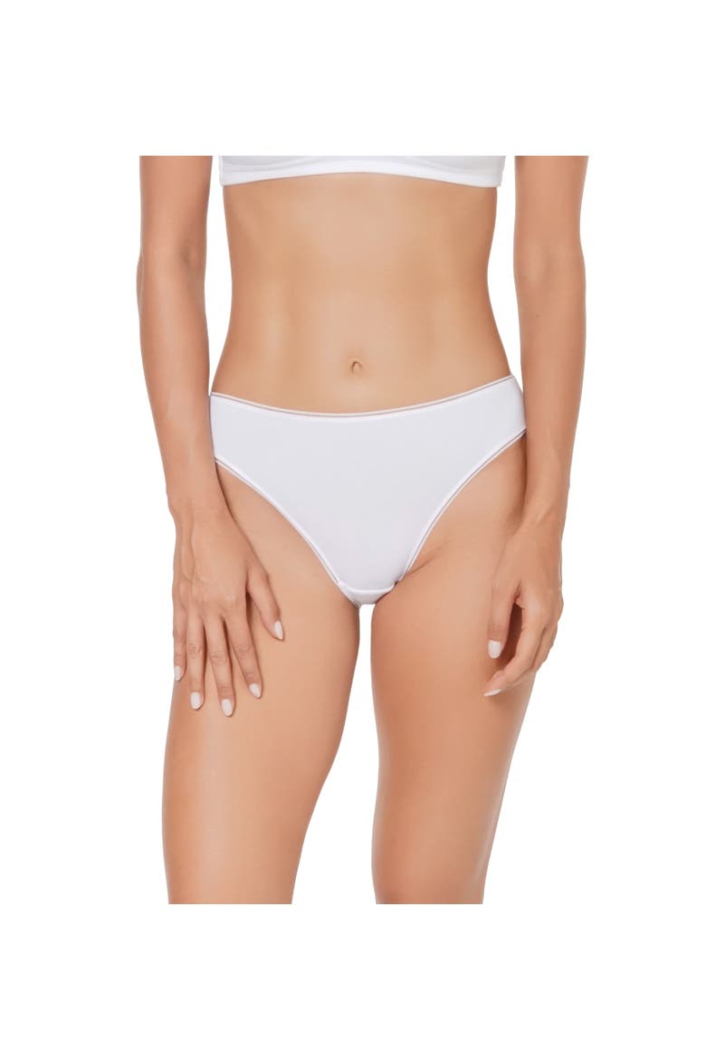 Coton Bio Bikini, Alternate, color, White