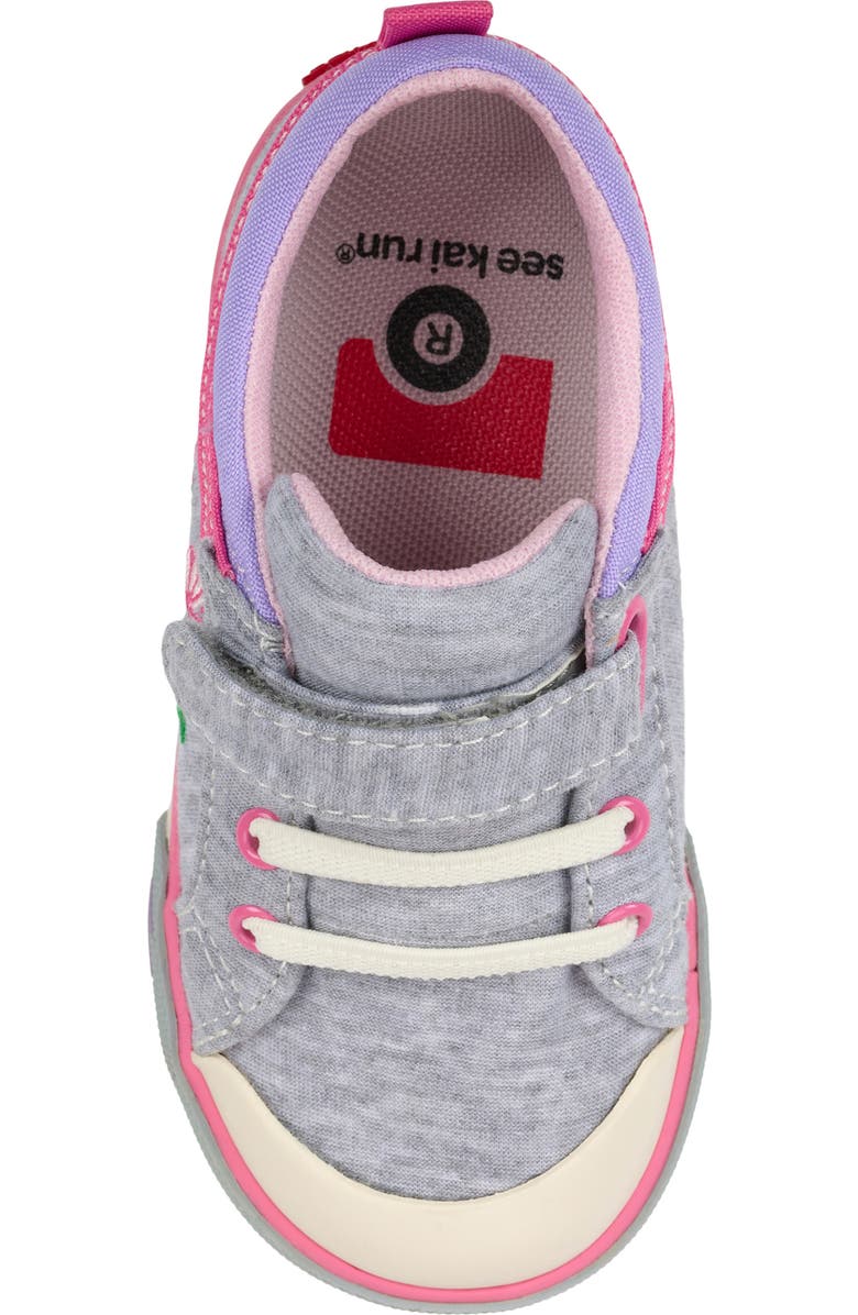 See Kai Run Kristin Sneaker, Alternate, color, Gray Jersey/ Garden