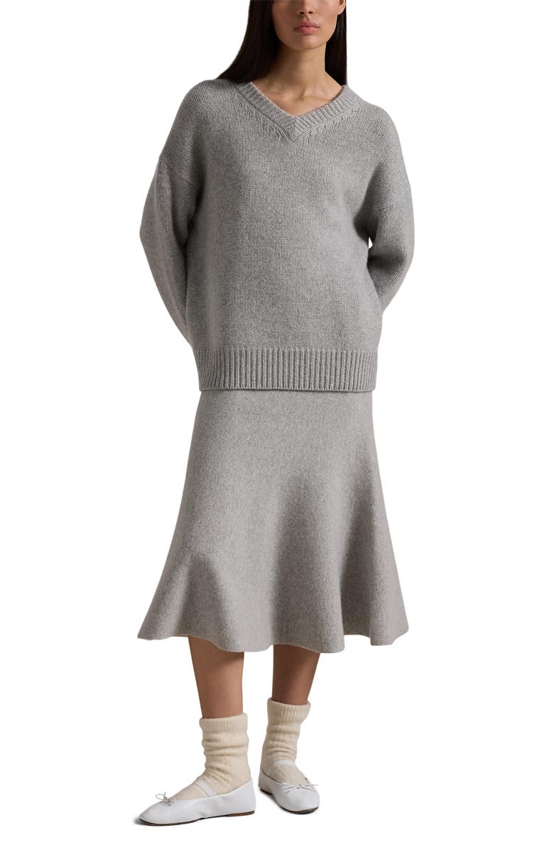 Polo Ralph Lauren Fit & Flare Skirt, Alternate, color,