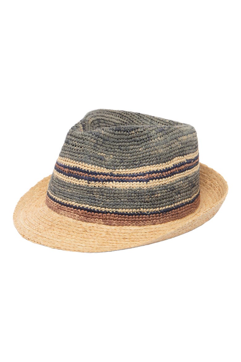 Stingy Brim UPF 50+ Fedora Hat, Main, color, BLUE