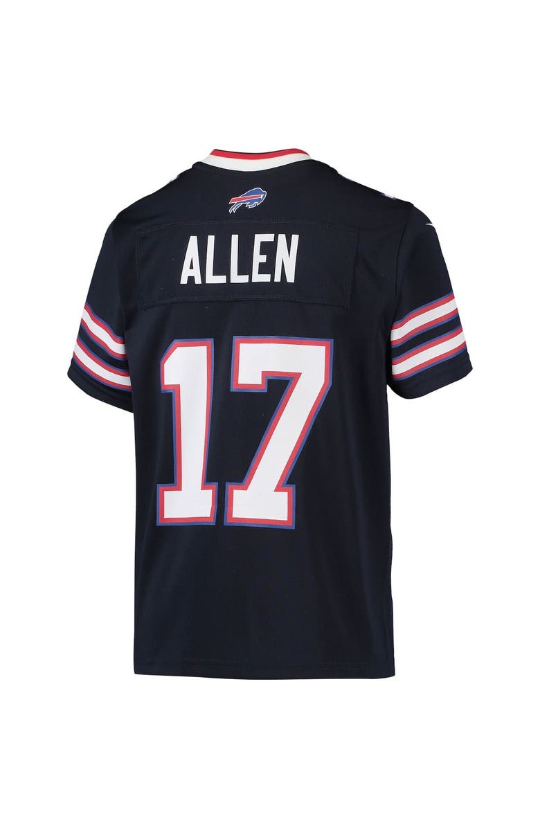 Nike Youth Nike Josh Allen Navy Buffalo Bills Inverted Team Game Jersey, Alternate, color, Navy