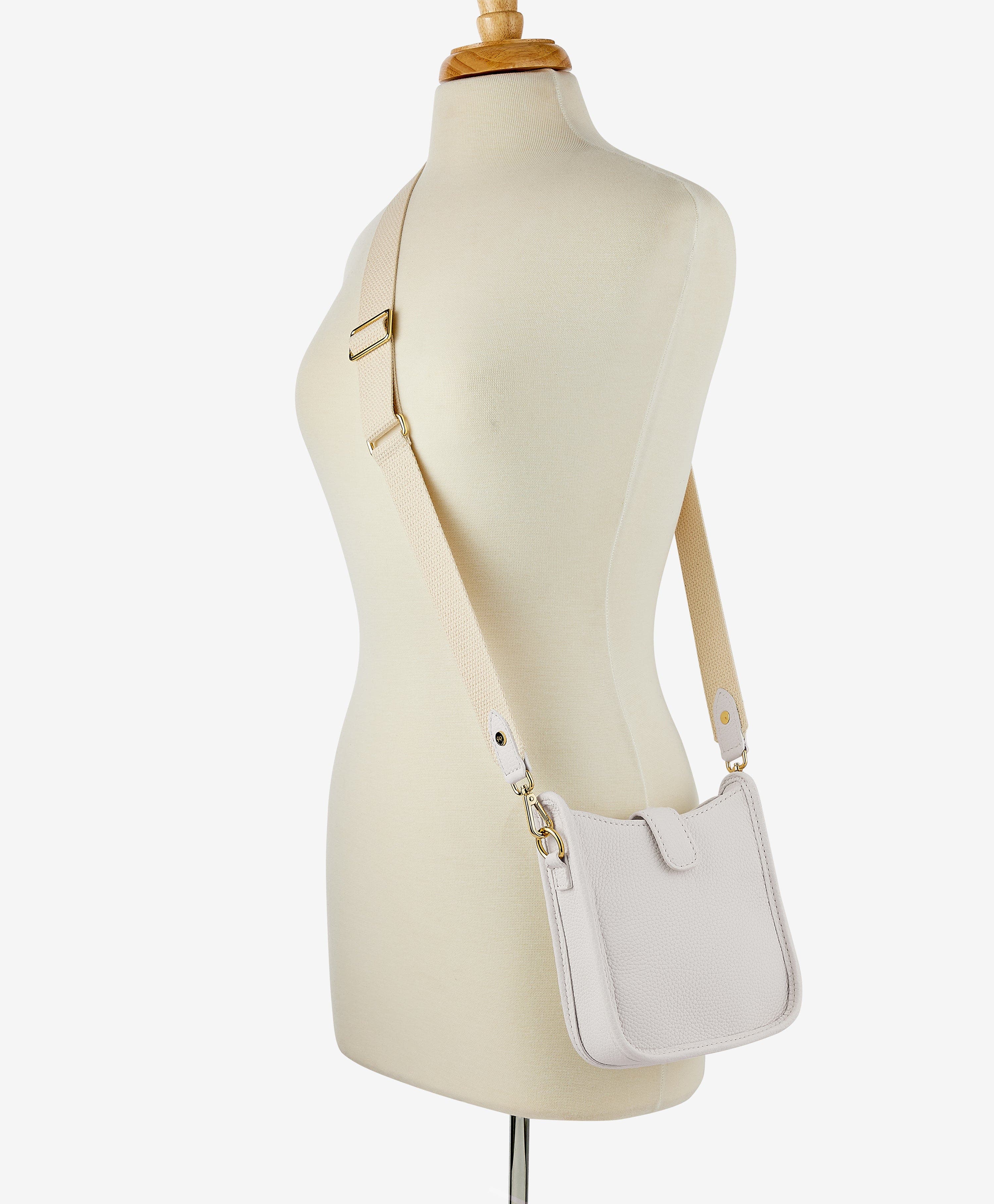 GiGi New York Ellie Crossbody, Alternate, color, White