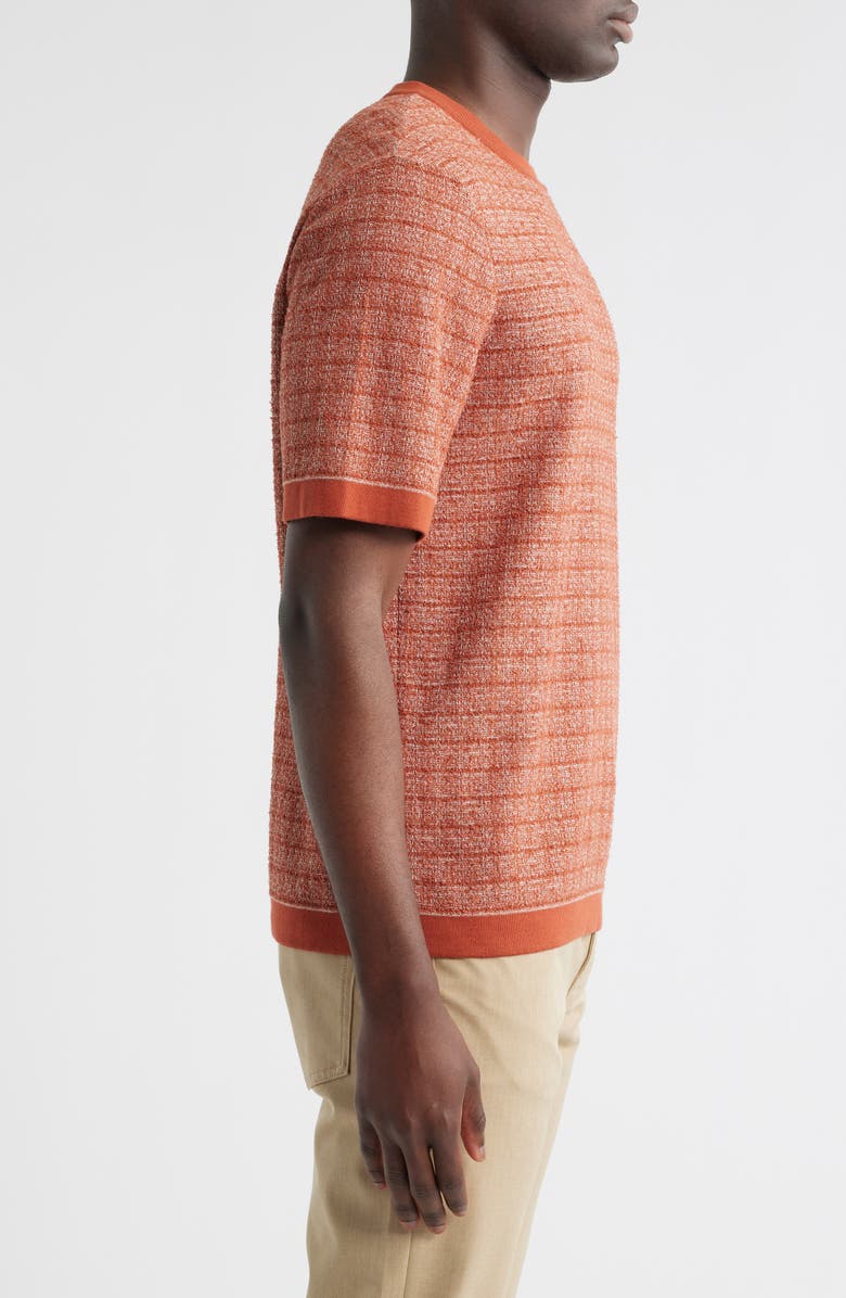 BOSS Jiordano Cotton Blend T-Shirt, Alternate, color, Dark Orange