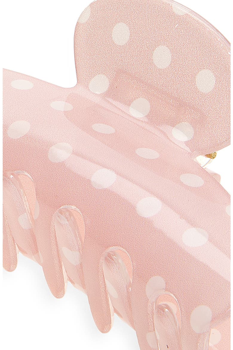 Assorted 2-Pack Polka Dot Claw Clips, Alternate, color, PINK/BLUE