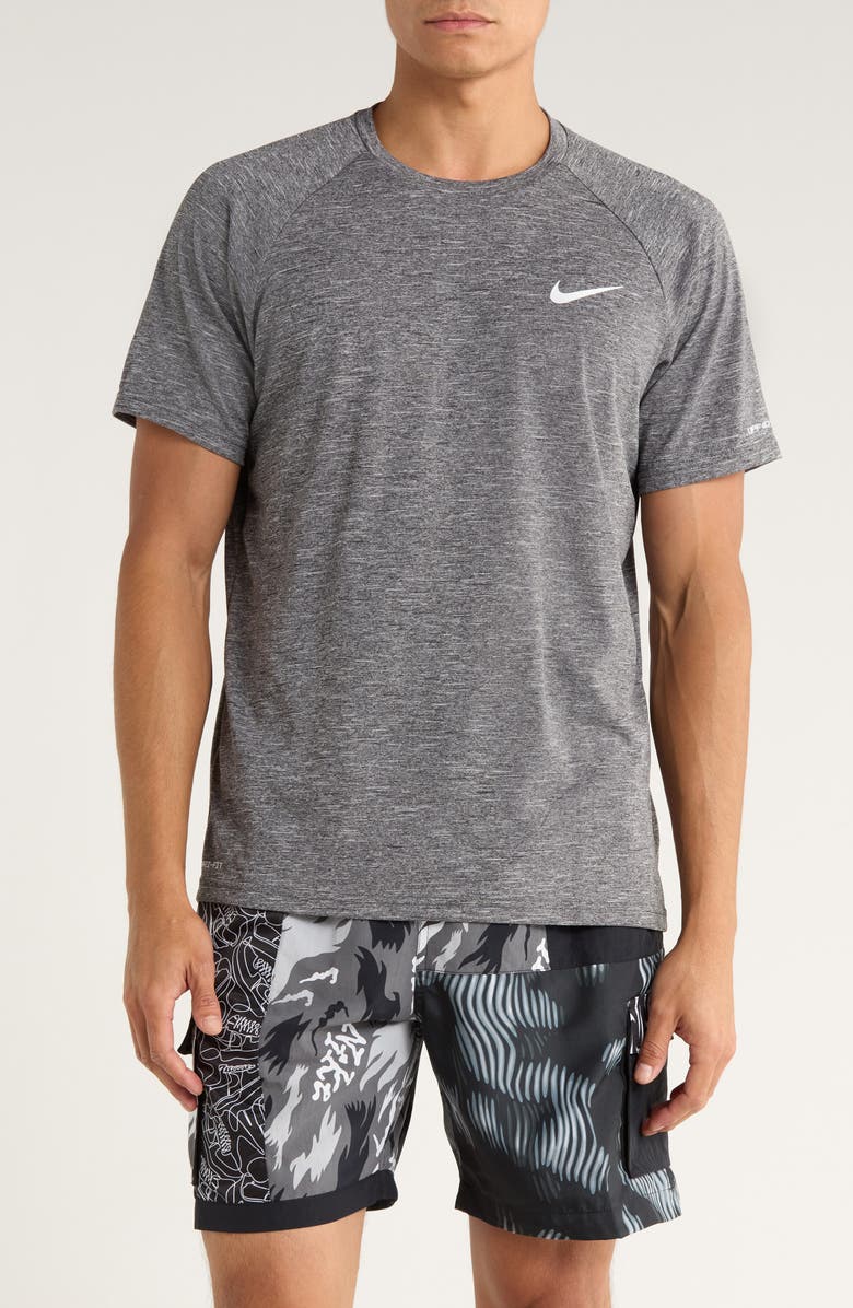 Nike Heathered Hydroguard Swim T-Shirt, Main, color,