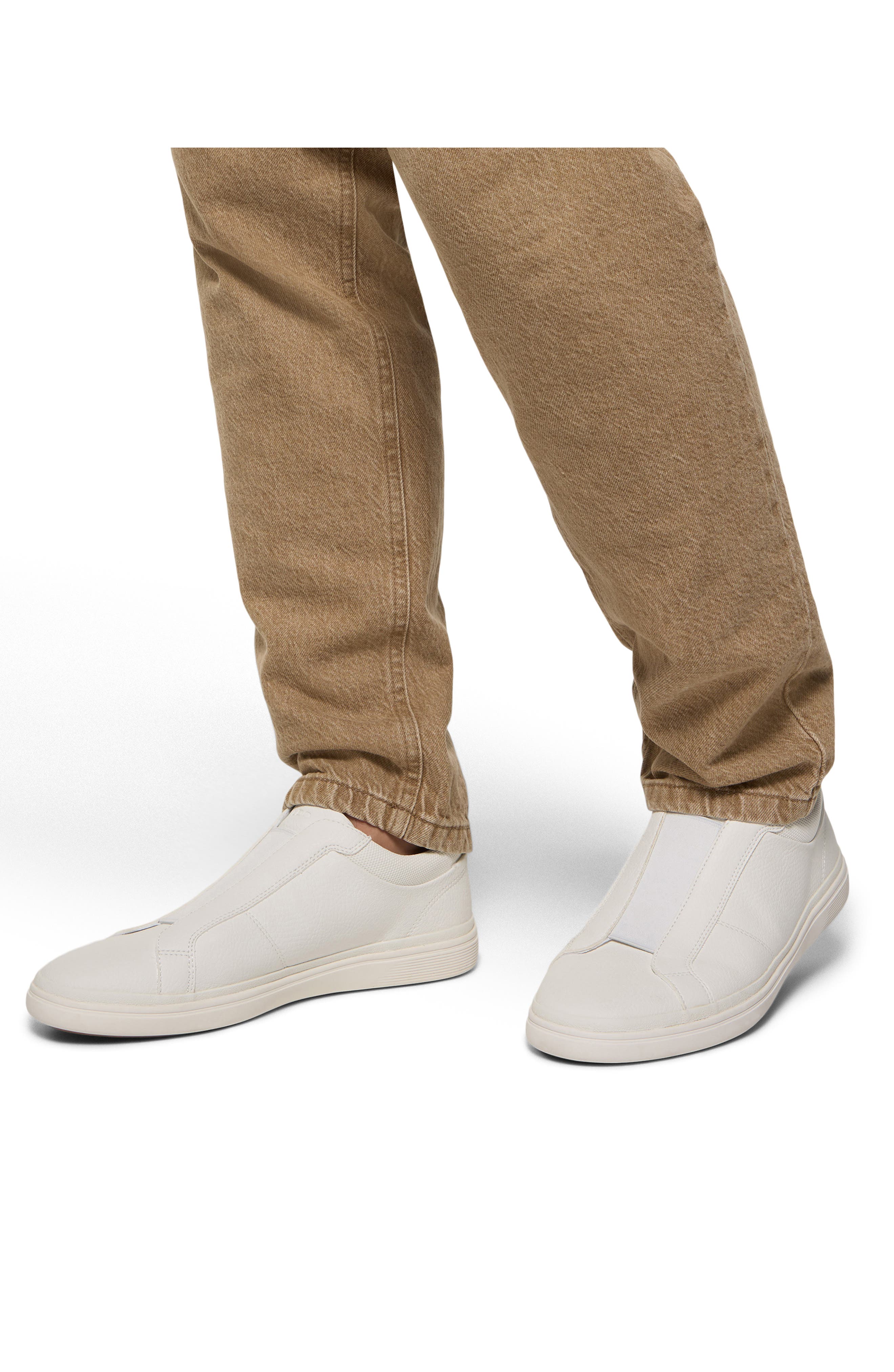 Aros Slip-On Sneaker, Alternate, color, WHITE