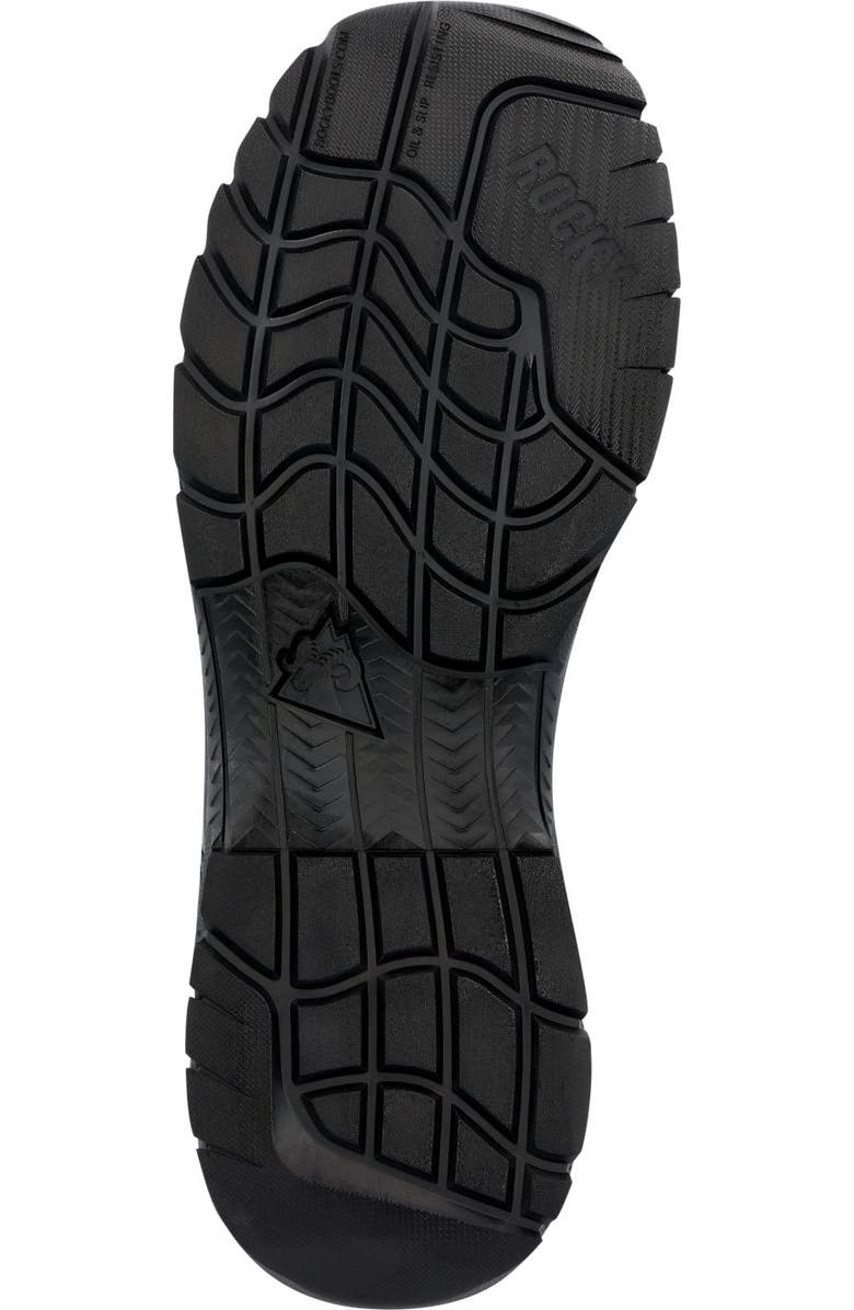 Rocky 8" Black Side Zip Public Service Boot, Alternate, color, Black