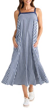 Brave+True Erica Gingham Midi Dress