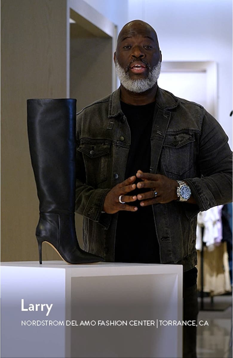 Kashleigh Pointed Toe Knee High Boot, sales video thumbnail