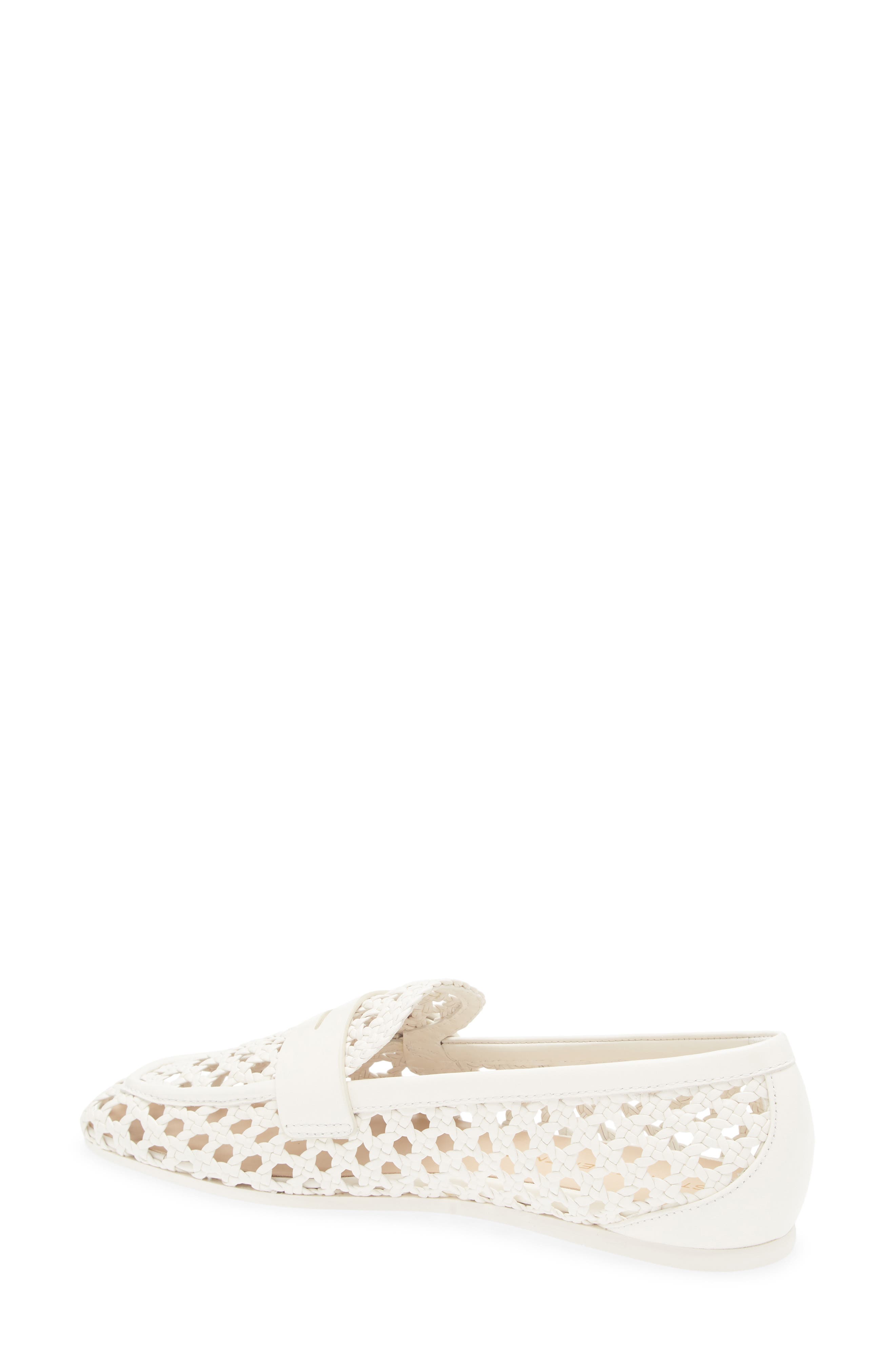 Stuart Weitzman Thea Penny Loafer, Alternate, color, Cream