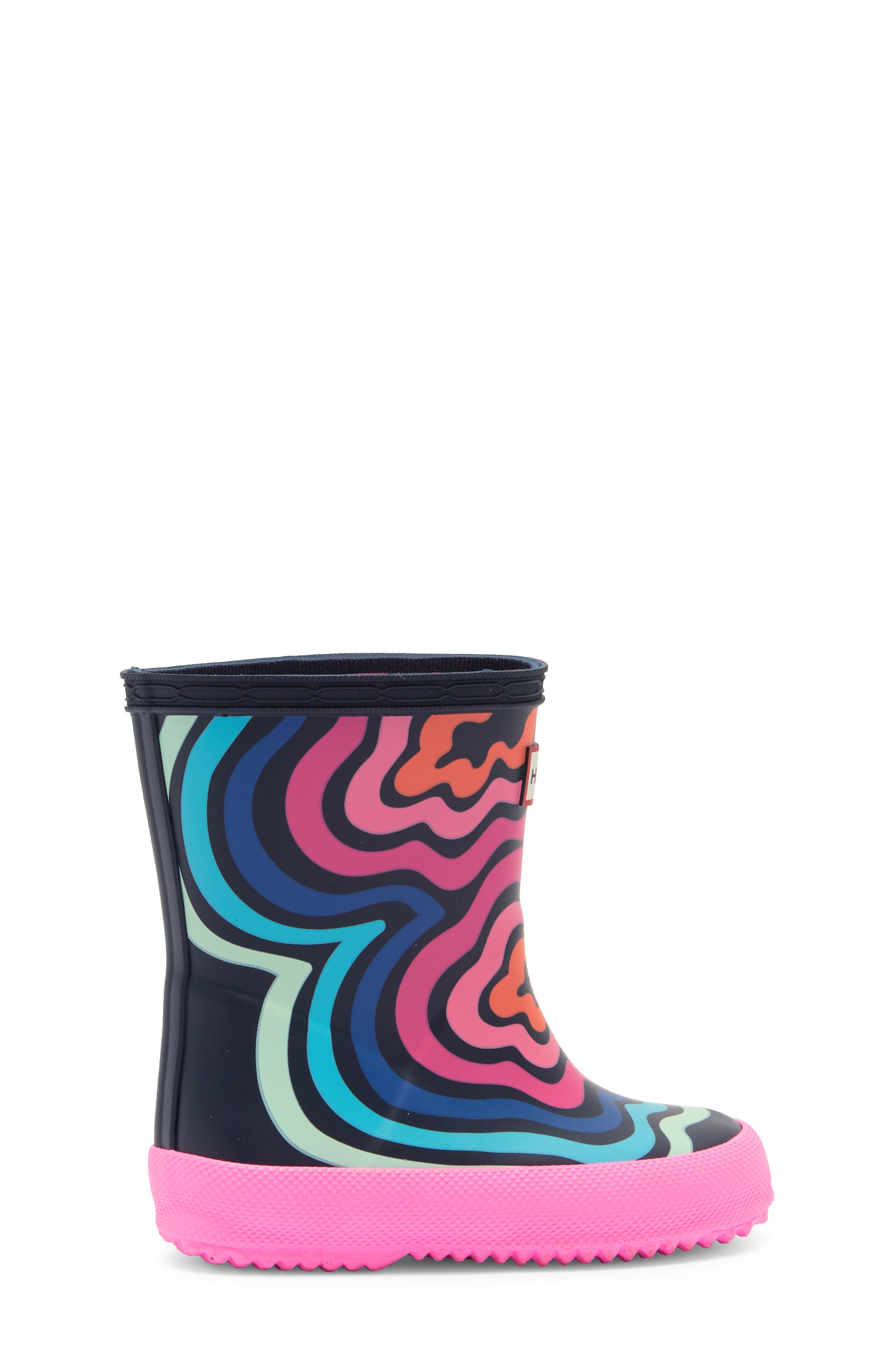 Hunter Kids' Original First Classic Waterproof Rain Boot, Alternate, color, 