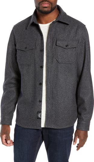 Schott NYC CPO Wool Blend Work Shirt | Nordstrom
