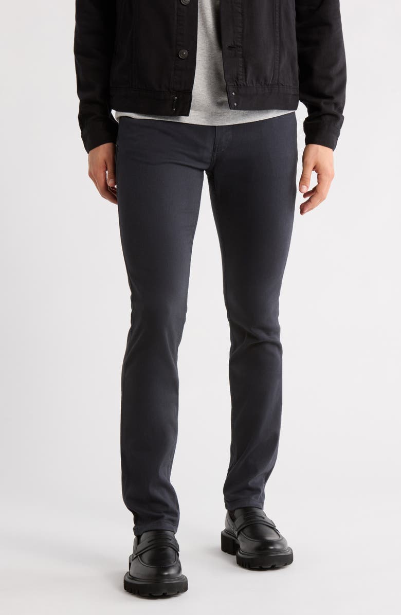 PAIGE Lennox Slim Fit Jeans, Main, color, Blue Charcoal