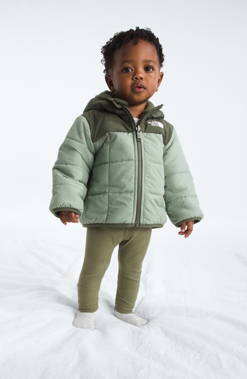 The North Face Kids' Shasta Reversible Hooded Jacket In Gray