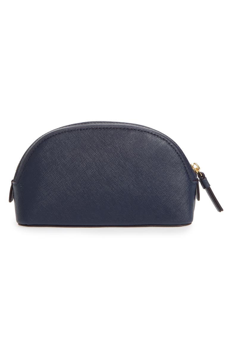 Robinson Small Leather Cosmetic Bag, Alternate, color, ROYAL NAVY