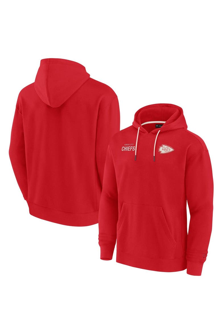 Unisex Fanatics Signature Red Kansas City Chiefs Elements Super Soft Fleece Pullover Hoodie, Main, color, Red