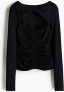 H&M Cut-out Jersey Top