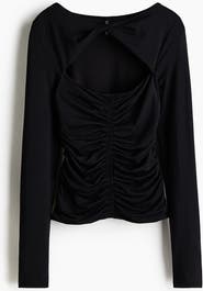 H&M Cut-out Jersey Top