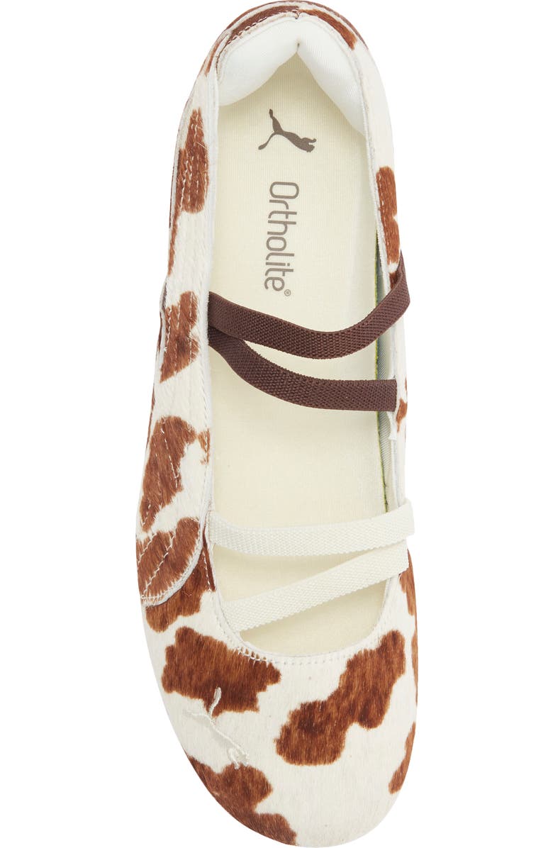 PUMA Speedcat Genuine Calf Hair Ballet Sneaker, Alternate, color, Chocolate Brown Calf Hair/ Gum