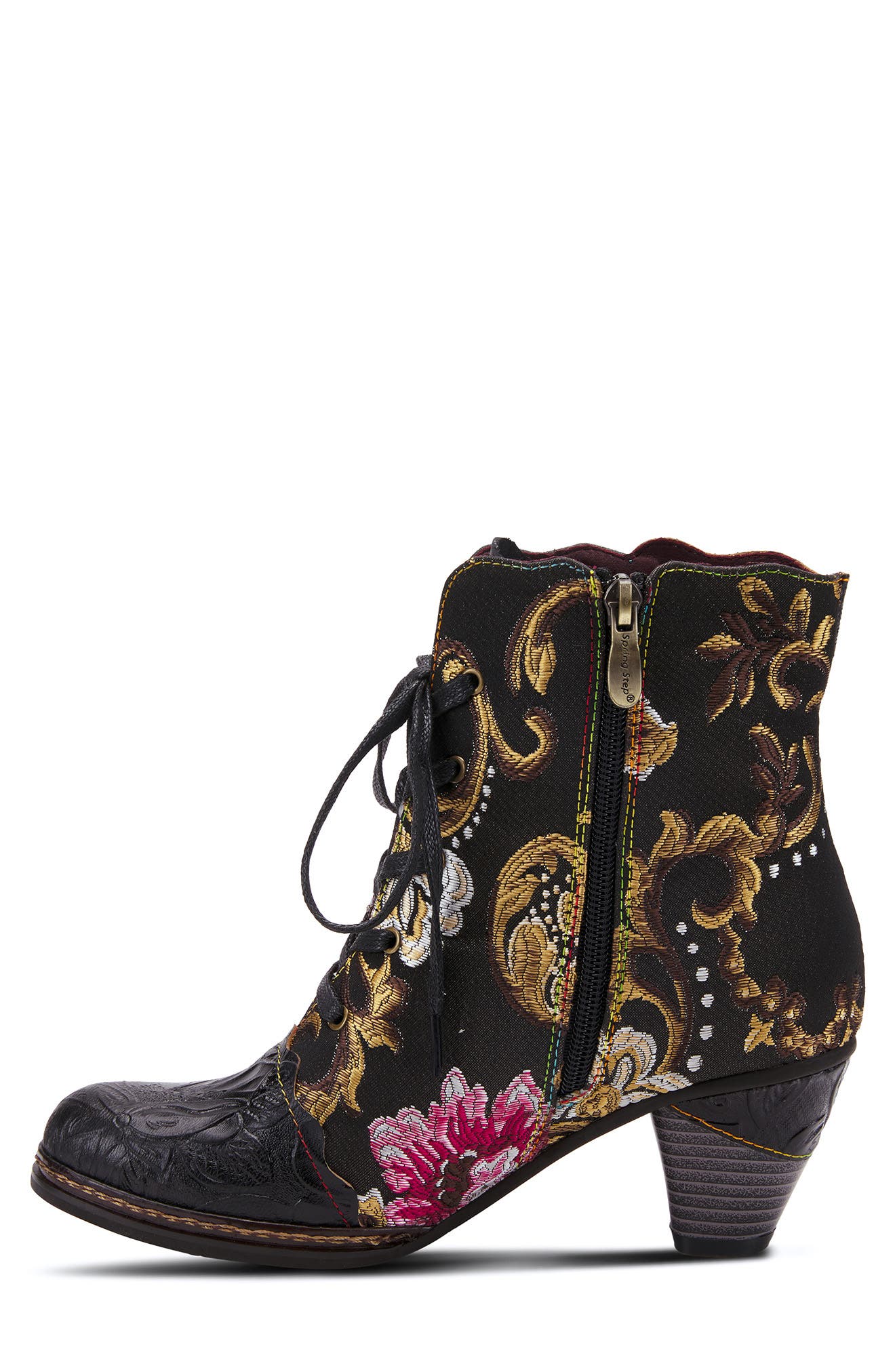 L'Artiste by Spring Step L'Artiste Siren Bootie, Alternate, color, Black Multi