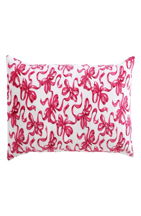 Ballet Bows Plush Decorative Throw Pillow