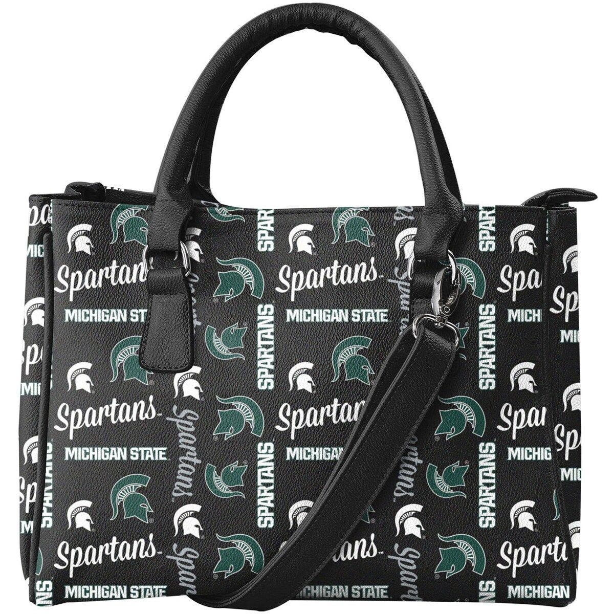 FOCO Michigan State Spartans Repeat Brooklyn Tote, Main, color, Black