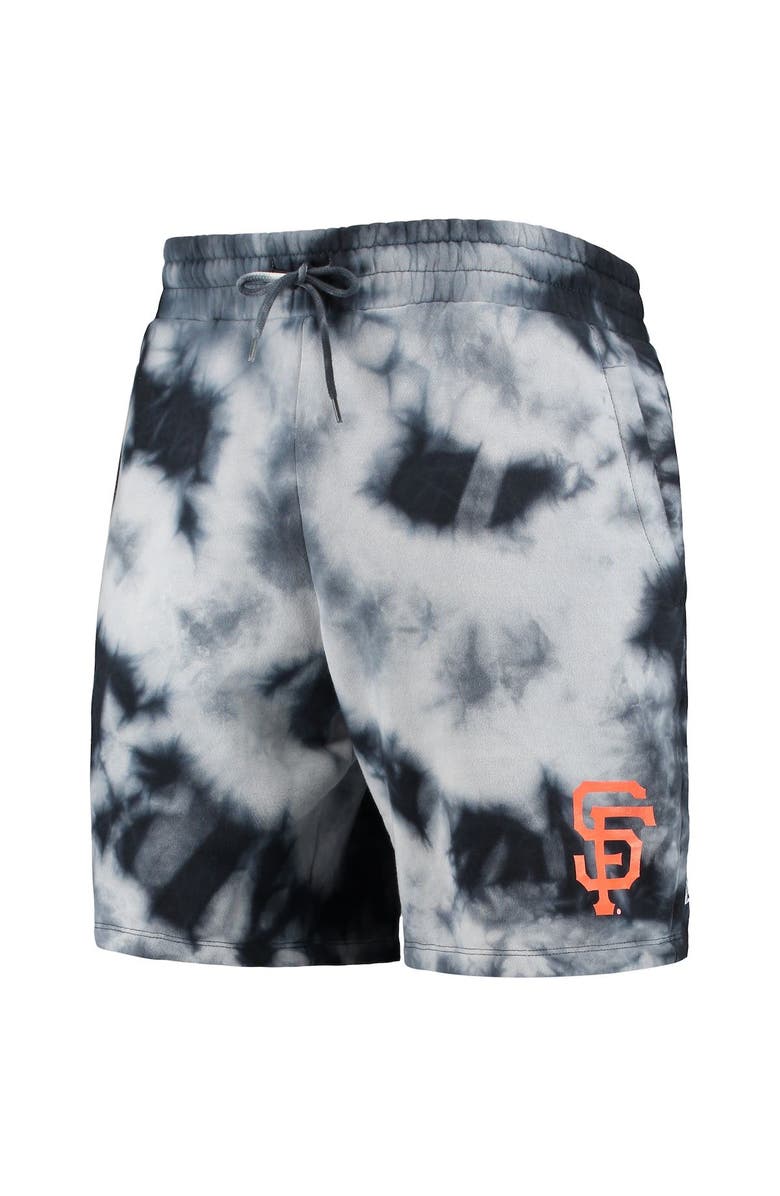 New Era Men's New Era Black San Francisco Giants Team Dye Shorts, Alternate, color, Black