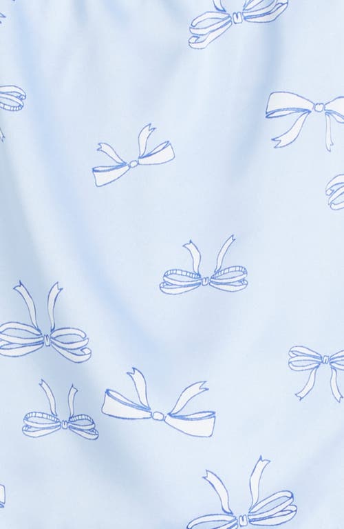 Nordstrom Kids' Bow Trim Satin Short Pajamas