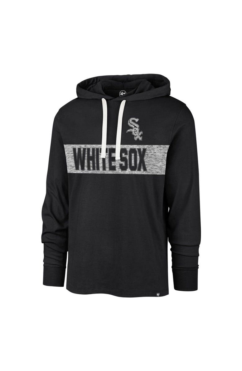 '47 Men's '47 Black Chicago White Sox Field Franklin Pullover Hoodie, Alternate, color, Black