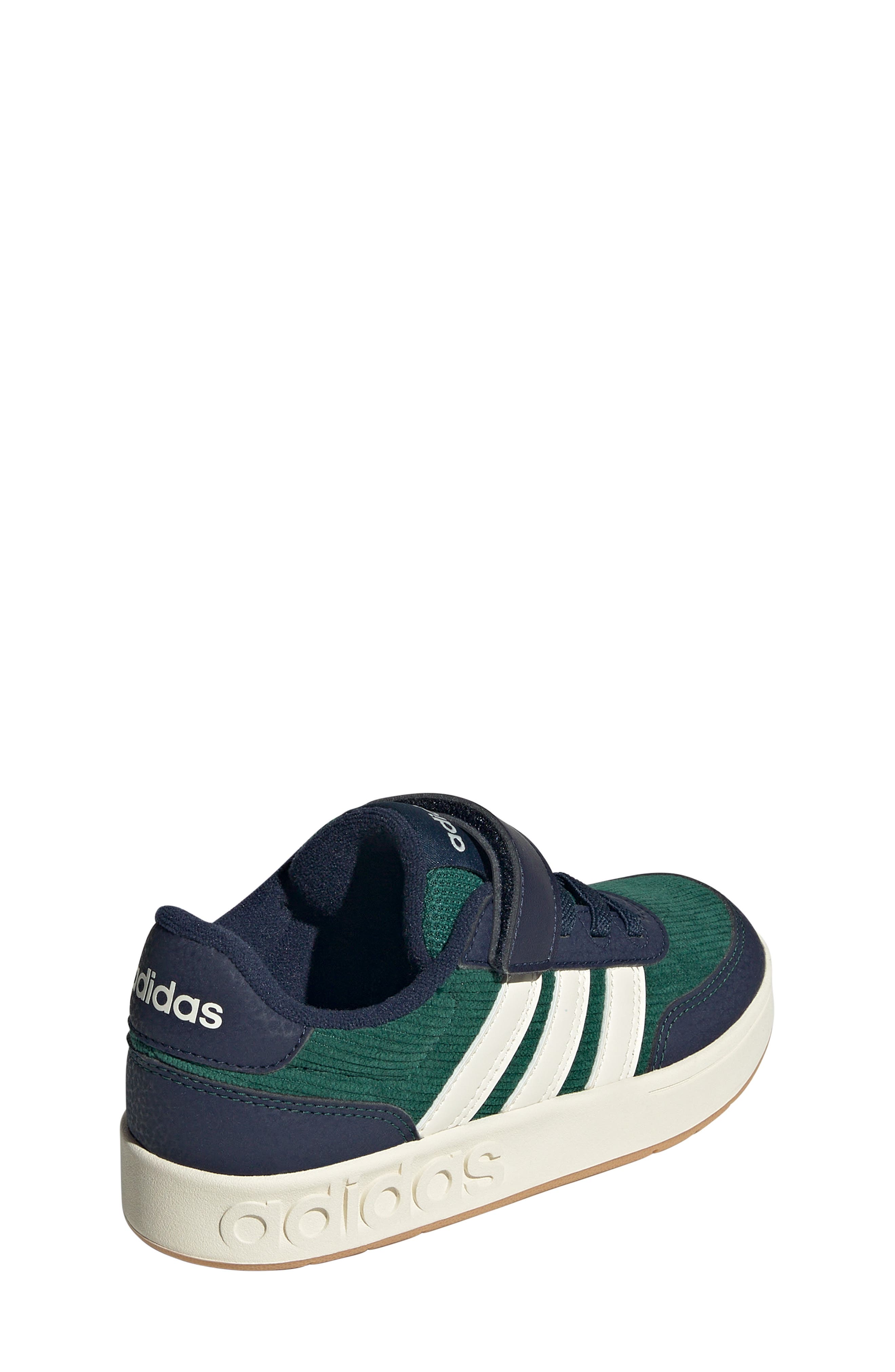 adidas Kids' Breakbase Sneaker, Alternate, color, Green/ Off White/ Navy