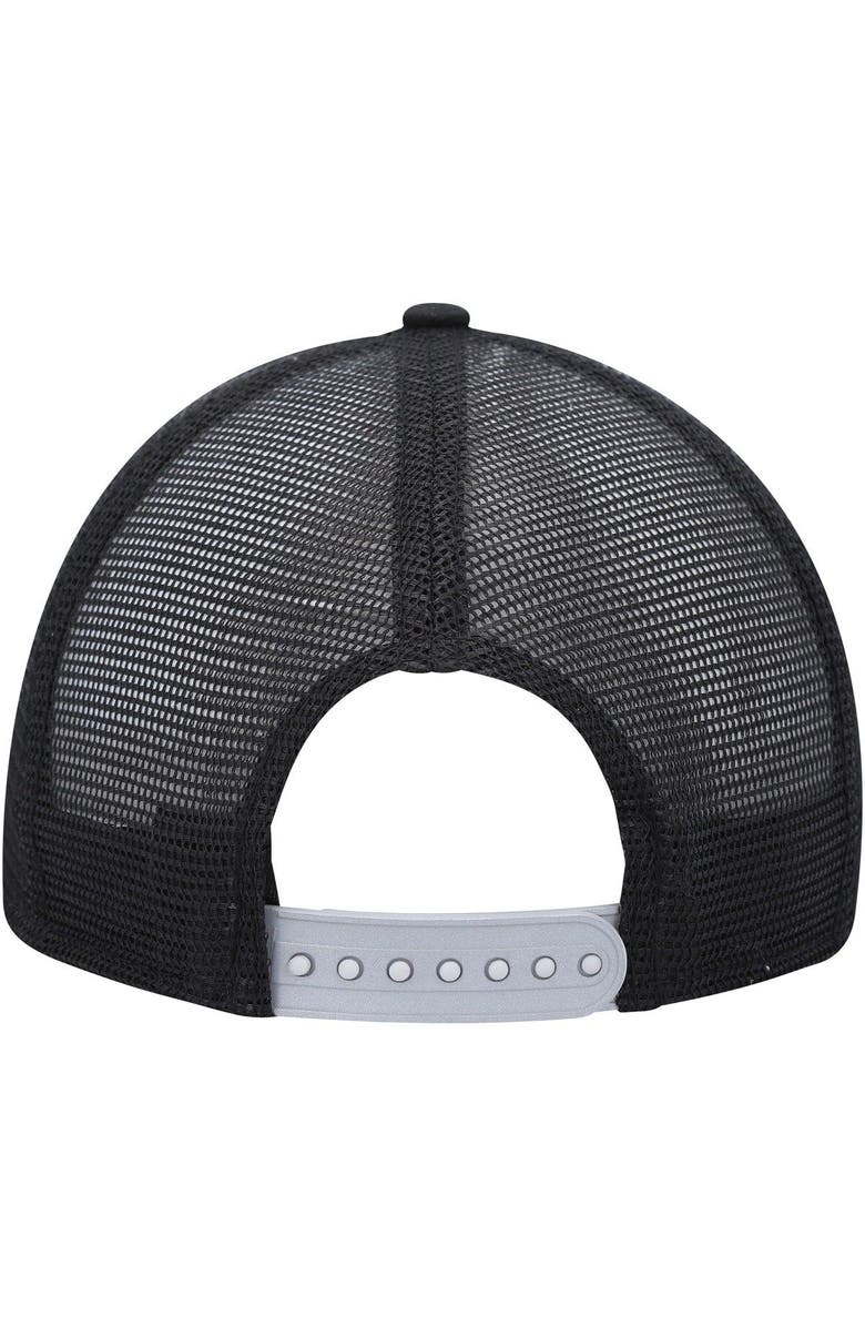 New Era Men's New Era Black Las Vegas Raiders Illumination Golfer Snapback Trucker Hat, Alternate, color, Black