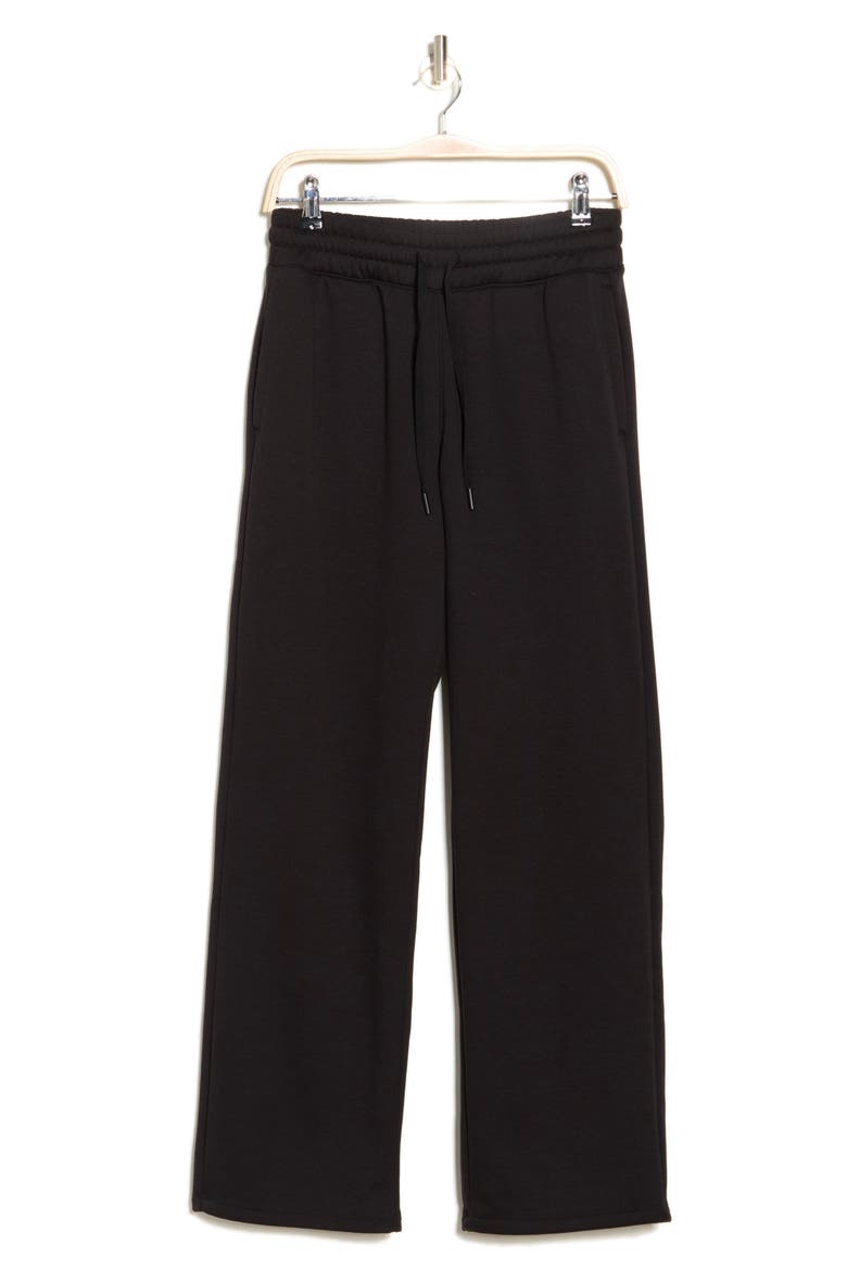 Sunday Vibe Scuba Fleece Pants, Alternate, color, BLACK