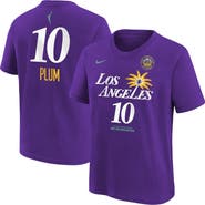 Nike Youth Nike Kelsey Plum Purple Los Angeles Sparks Explorer Edition Name & Number T-Shirt