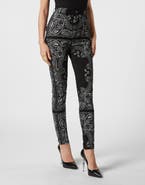 PHILIPP PLEIN Super High Waist Jegging Paisley Women
