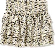 MANGO TEEN Kids' Ruffled Print Miniskirt