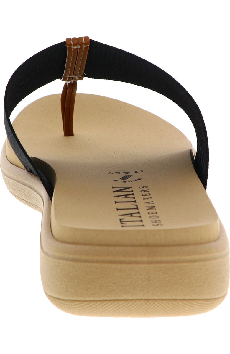 ITALIAN SHOEMAKERS Jahzara Elastic Strap Sandal, Alternate, color, Black