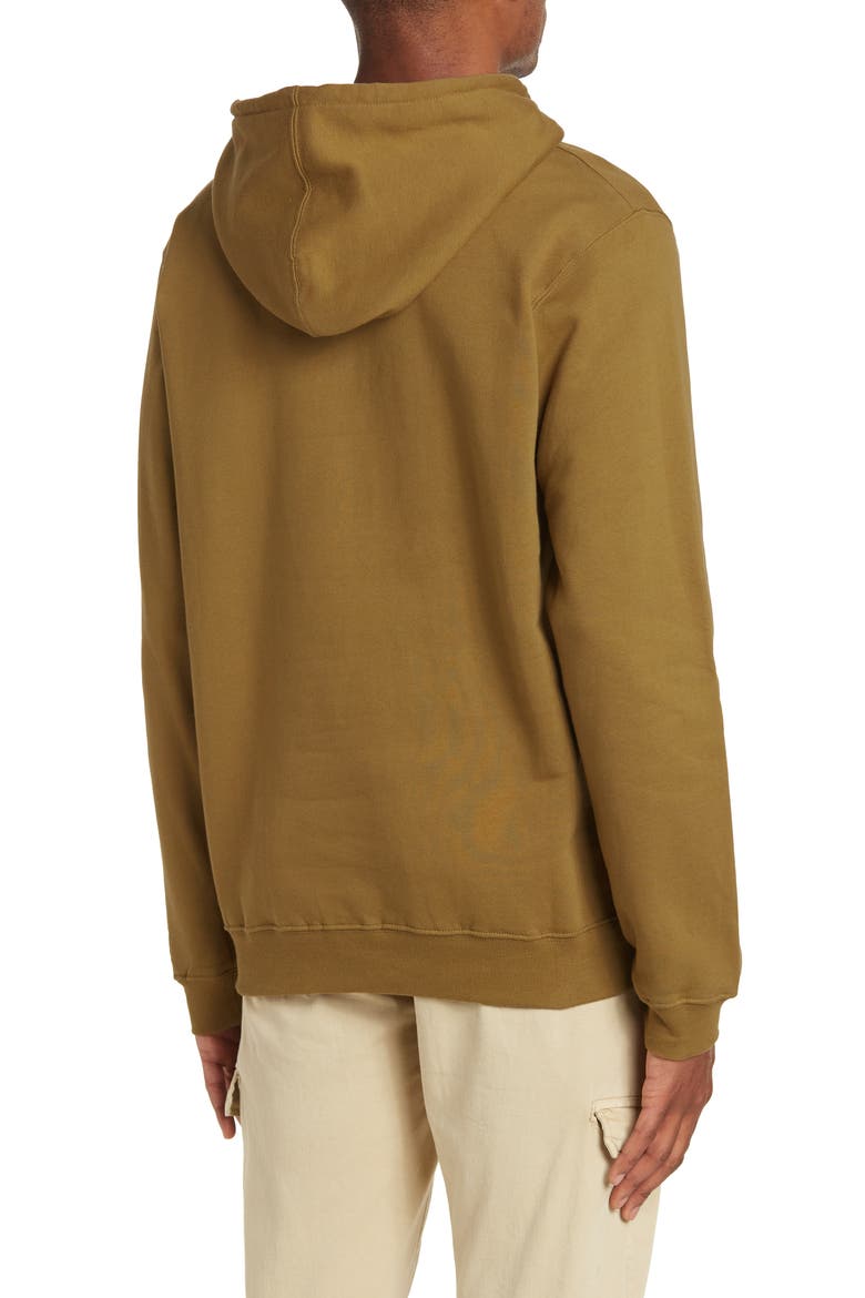 Barrow 3385 Slim Fit Hoodie, Alternate, color, OLIVE GREEN