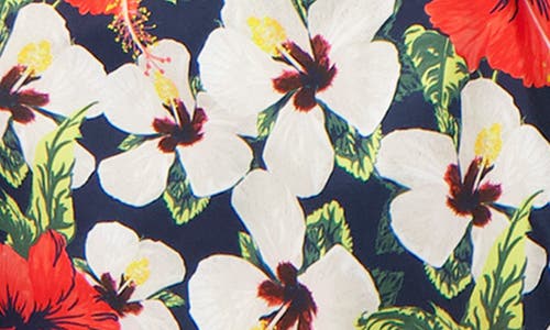 Sunset X Vine Floral Swim Trunks